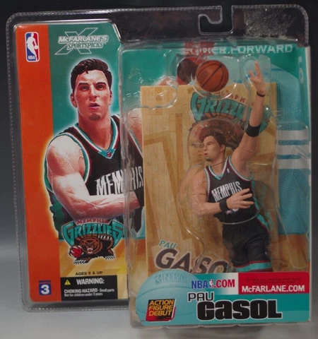 McFARLANE PAU GASOL MEMPHIS GRIZZLIES SERIES 3 NBA BASKETBALL MIB Cover