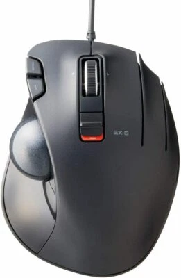 ELECOM Trackball Mouse 6-Button M-XT3URBK - Image 1 of 4