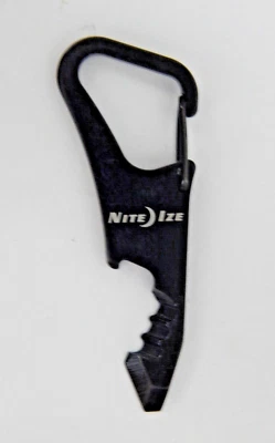 Nite Ize ~ Herramienta DoohicKey ClipKey * Negro * Abridor de botellas/borde dentado Foto 1 de 4