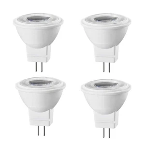 GU4 Bi-Pin Base MR11 LED spotlights 3W DC 12V Aluminum LED Light Bulbs 4Pcs - Picture 1 of 12