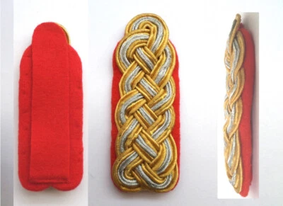 DDR 1 flaches NVA Stasi General Schulterstück 1983 für Uniform Bluse East german - Bild 1 von 2