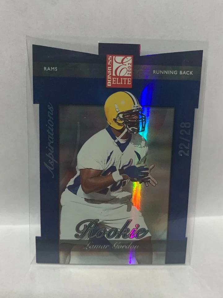 2002 Donruss Elite Aspirations - LAMAR GORDON #'d 22/28 - Image 1 of 1