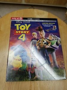 ☆☆Toy Story 4 Limited Edition 4K Blu-Ray + Digital +Storybook New Factory Sealed - Picture 1 of 12