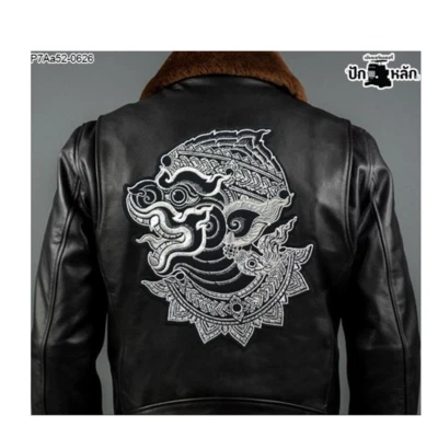 Nice Iron-On Sew Patc Hanuman Head Embroidered MonkeyThai literature 25*20 cm. - Image 1 of 4