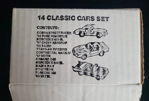 "14 CLASSIC CARS" - Boxed Sears Exclusive Set - Zee Toys 1980's - VINTAGE - Picture 1 of 12