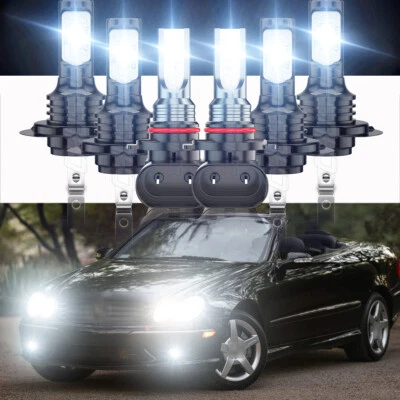 Комбинированные светодиодные противотуманные фары для Mercedes-Benz CLK320 CLK500 2004-2005 6x - Изображение 1 из 4