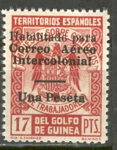 Spanish GUINEA edifil # 259L ** MNH Intercolonial Airmail LUXURY 1939 - Picture 1 of 1