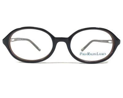 Armações de óculos Polo Ralph Lauren infantil PP8503 539 marrom azul redondo 43-15-130 - Imagem 1 de 4