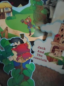 Vintage Jack and the Beanstalk Bulletin Board Posters 3 piece Set Classroom deco - Picture 1 of 4