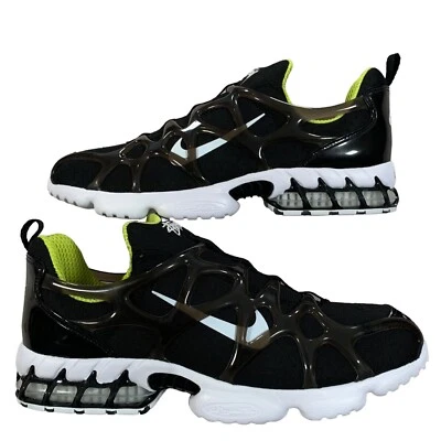 Stussy Nike Air Kukini Spiridon Cage 2 Black Bright Cactus 2020 Sneakers Sz 10.5 - Image 1 of 4