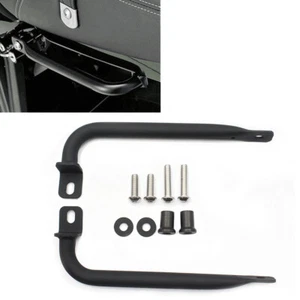 Black Passenger Rear Assist Grab Rear Armrest Handle For KAWASAKI Z900RS 18-19 - Picture 1 of 3