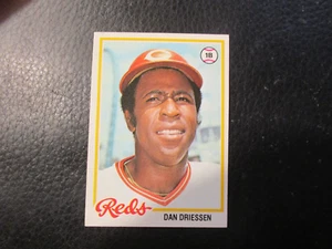 1978 TOPPS#246   DAN DRIESSEN  REDS   NM - Picture 1 of 2