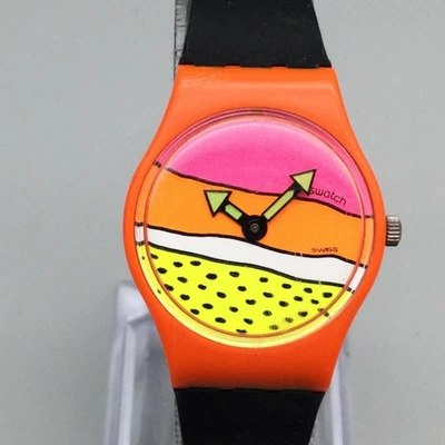 Swatch Shmidt Muller Keith Haring Breakdance Watch Women 25mm Swiss New Battery - Image 1 of 4