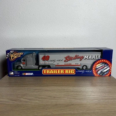 Plataforma de remolque semirremolque Winners Circle 1:64 Sterling Marlin #40 NASCAR Foto 1 de 4