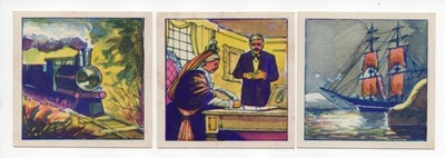 1971 Nabisco Talking Library of Australia's History #12, 17 & 24 Cereal Cards - Image 1 of 2