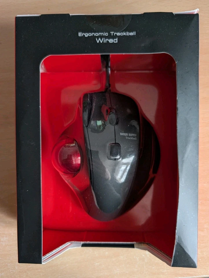 Trackball Mouse MA-TB184BK SANWA Wired Sealed - Image 1 of 1