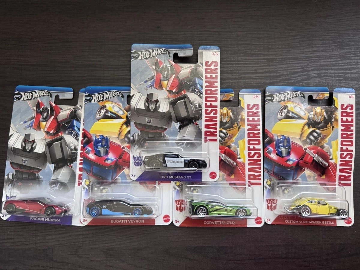 Hot Wheels トランスフォーマー ミニカー 5台セット Hot Wheels トランスフォーマー ミニカー 5台セット Hot Wheels