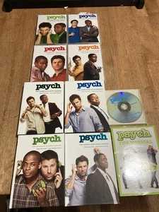 PSYCH Complete Series Season 1-8 DVD + The Musical (9 Lot) Comedy TV Mystery - Picture 1 of 4