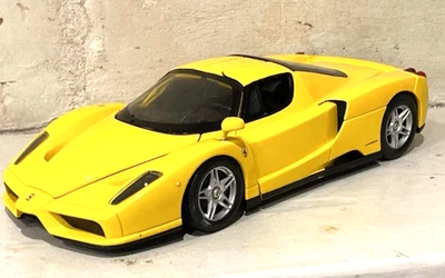 ✅Voiture 1/18 Hot Wheels Ferrari Enzo Jaune Yellow GIALLO MODENA Diecast 1:18 - Photo 1/4