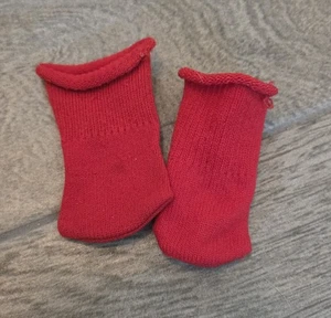 American Girl EMILY Retired Meet Outfit RED SOCKS ONLY * RARE HTF - Picture 1 of 2