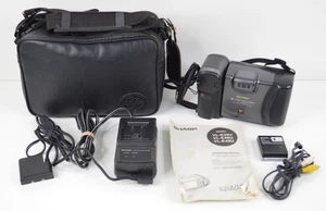 Sharp VL-E39U Viewcam Hi-Fi 8mm Camcorder w/ Charger, Manual & Bag TESTED! - Picture 1 of 12