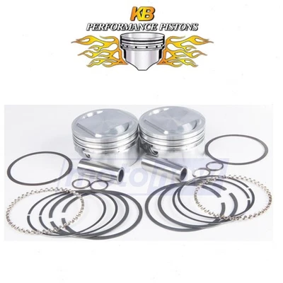 KB Cast Piston Set for 2001-2006 Harley Davidson FLSTCI Heritage Softail hg Foto 1 de 4