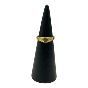 9ct 9k Yellow Gold Initial Letter I Signet Ring Size M. Brand New - Picture 1 of 7