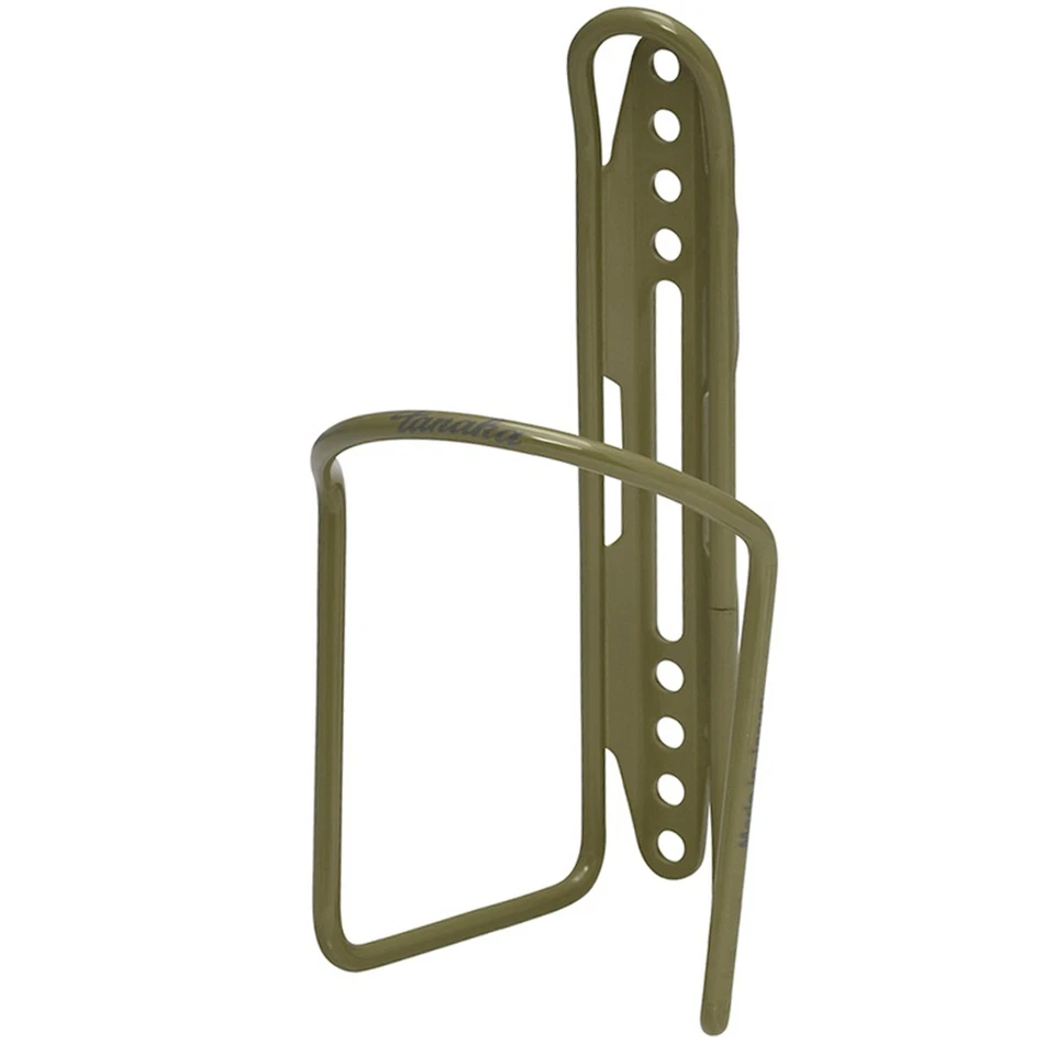 Jaula para botellas de aluminio Tanaka 8 movimientos - ajustable, ligera caqui ciclismo Foto 1 de 1