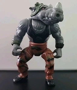 1988 Playmates Rocksteady Teenage Mutant Ninja Turtles 5" Vintage Action Figure - Picture 1 of 8