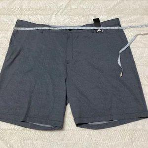 Adidas Crosshatch Golfshorts Herren Gr. 54 schwarz/grau Stretchshorts Golf NEU - Bild 1 von 7