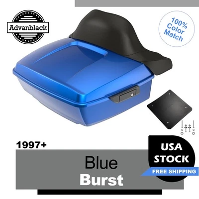 Paquete Blue Burst Rushmore King Tour para Harley Touring/Softail 97+ Foto 1 de 4