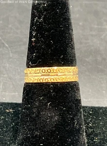 18K Yellow Gold Ring 3.37g - Picture 1 of 7