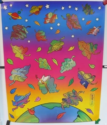 彼得·麦克斯拯救地球原版老式海报 1990 年代电视活动 24x30 — 第 1/4 张图片