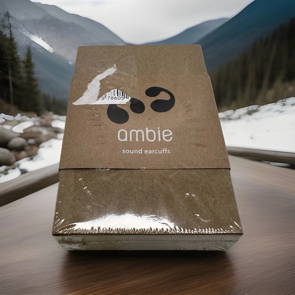 Ambie Sound EarCuffs AM TW01 Black Open ear Earphones TypeC Waterproof Wireless  - Image 1 of 2