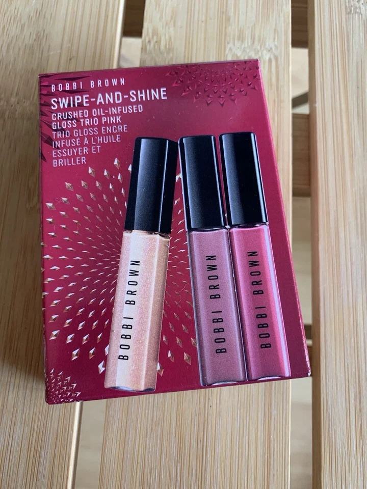 Neu! Bobbi Brown - Crushed Oil Infused Gloss Trio - Pink Mini - Bild 1 von 1