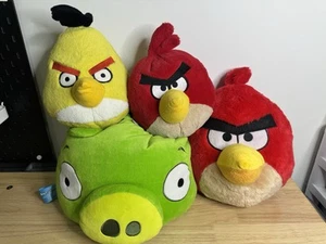 Angry Birds Plüsch 4 Stück insgesamt ohne Ton - Bild 1 von 4