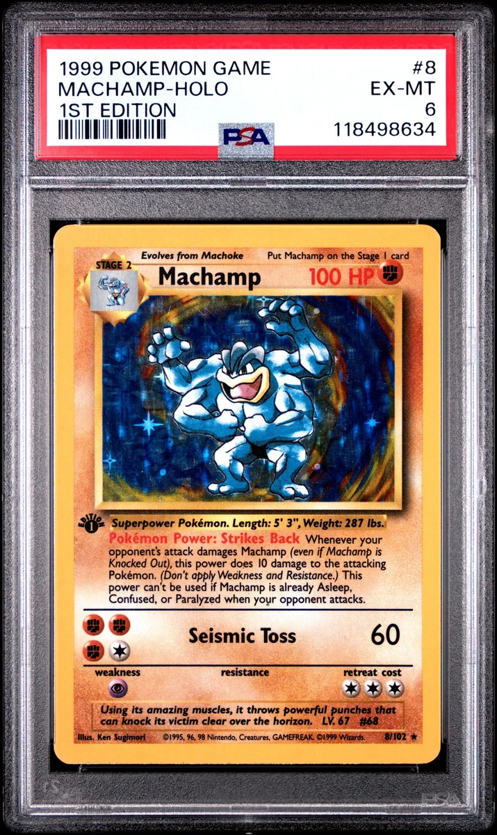 First Edition Pokémon Machamp Individual Cards for sale - eBay