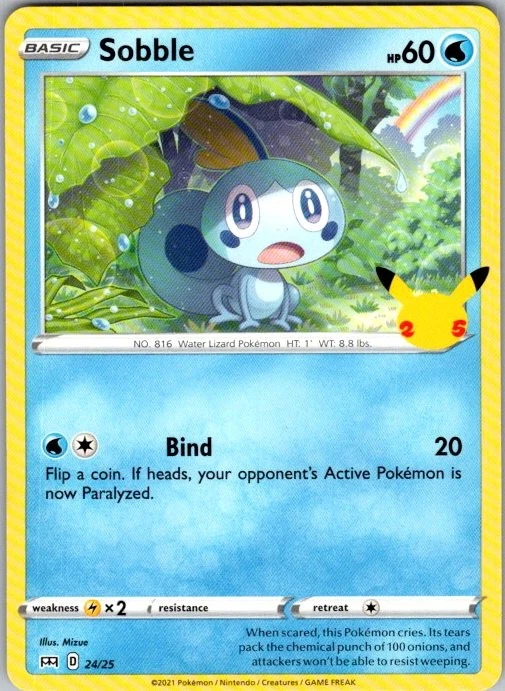 Sobble Promo SWSH: Sword & Shield Promo Cards SWSH003 MP - Image 1 of 1
