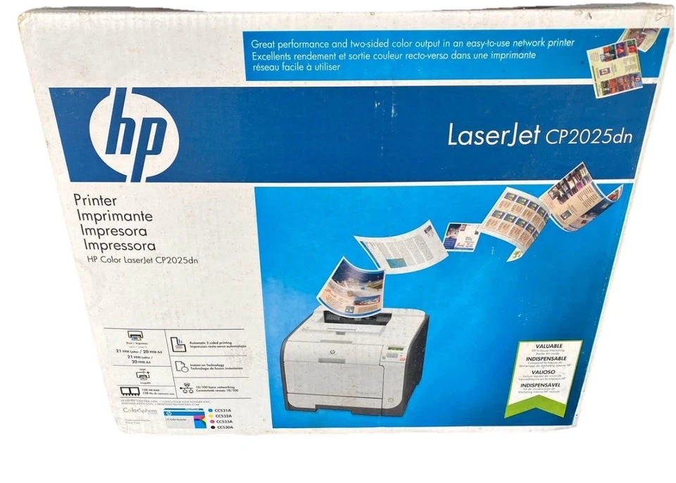HP Color LaserJet CP2025dn *FACTORY SEALED* - Image 1 of 1
