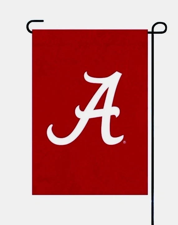 Bandera de jardín premium University of Alabama Crimson Tide, doble cara Foto 1 de 4
