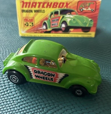 matchbox lesney superfast , Nr. 43 Dragon Wheels von 1972 OVP - Bild 1 von 4