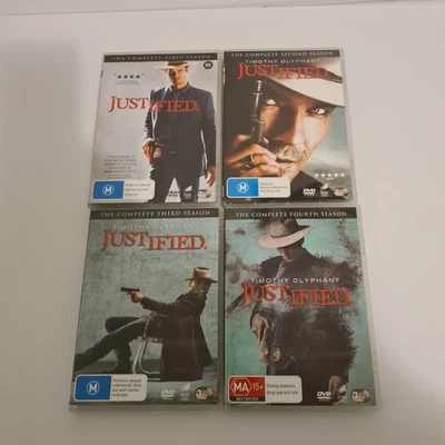 JUSTIFIED TV Seasons 1-4, 1 2 3 4, DVD Timothy Olyphan - image 1 of 4