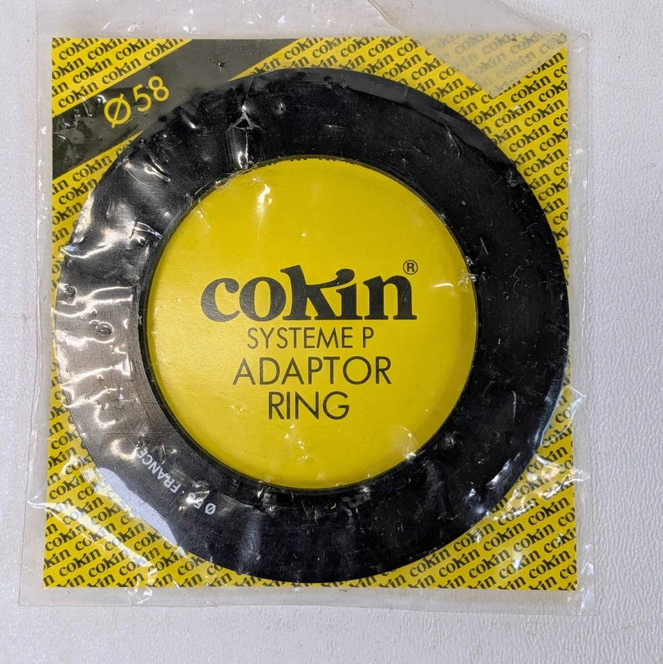 Genuine Cokin P Series 58mm Adapter Ring P458 Made in France Thread to P System - Image 1 of 3