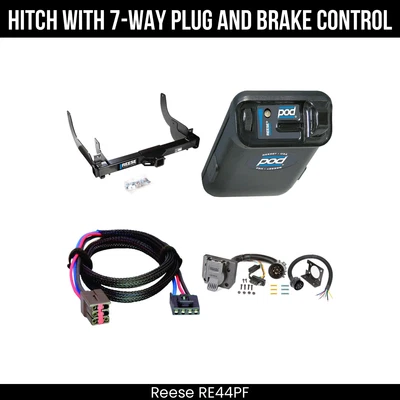 Paquete de remolque de enganche + control de freno para 06-08 Ford F-150 Lincoln Mark LT 96933 clase 5 Foto 1 de 4