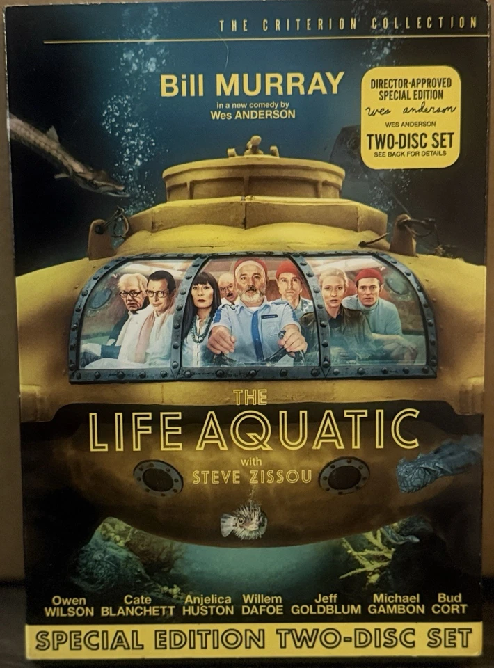 The Life Aquatic Criterion Collection 2-Disc DVD – Sealed Special Edition - Image 1 of 4