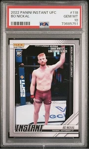 2022 Panini Instant UFC Rookie RC #118 Bo Nickal PSA 10 GEM MT 🔥 - Picture 1 of 4