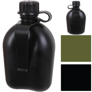 1 Quart Plastic Canteen with Removable Belt Clip US Military Surplus Camping - Picture 1 of 8