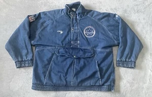 Dallas Cowboys Jacket Rare Converse Cons Denim Pullover NFL Vintage Size 3xl - Picture 1 of 12