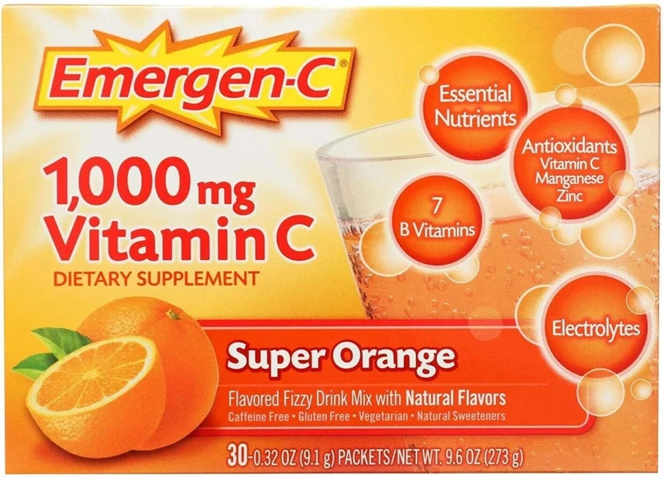 SM Emergen-C Super Orange 0.32 Ounce (Pack of 30) - Image 1 of 1