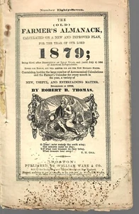 1875 Old Farmer's Almanac by Robert B. Thomas Number 83 - Picture 1 of 1
